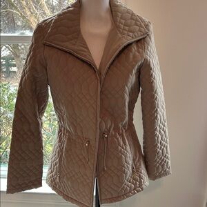 Quilted Tan Jacket Ellen Tracy